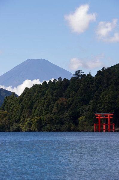 Fuji-san vanaf Hakone van Astrid Meulenberg