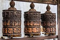 Gebetsmühle in Kathmandu von Mickéle Godderis Miniaturansicht