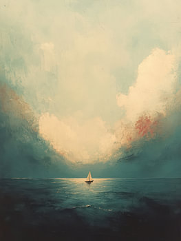 Alone in the ocean