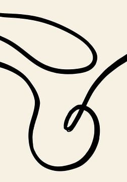 Schwarze Linien 02 von Pictufy Studio