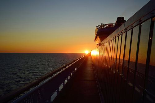 Net op tijd voor de zonsondergang