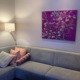 Customer photo: Almond blossom by Vincent van Gogh (fuchsia), on canvas