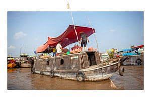 Schwimmender Markt im Mekong-Delta (Vietnam)