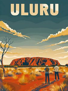 Uluru Outback Adventure: Australian Icon Poster