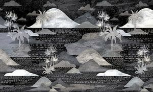 Japanische Landschaft Neutral