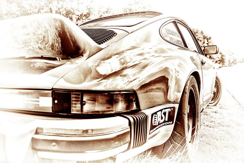 Brute Porsche 911 van 2BHAPPY4EVER.com photography & digital art