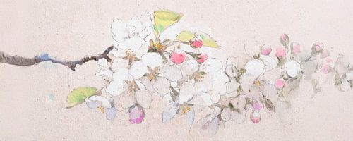 Rustig Schilderij van de Appelbloesem