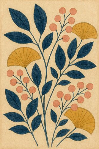 Équilibre floral Japandi