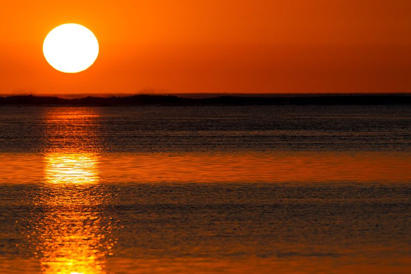 Mauritius zonsondergang van Dirk Rüter