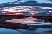 Reflections by sunset