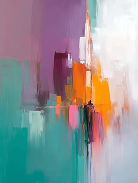 Kleurrijk, modern en abstract van Studio Allee
