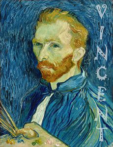 Selbstporträt Vincent van Gogh mit Vornamen
