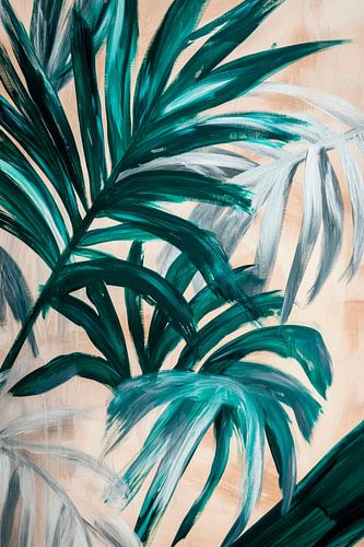 Modèle de feuille de plante