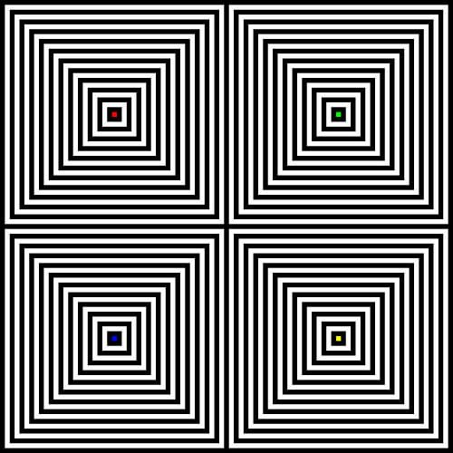 Genesteld | Center | 02x02 | N=12 | RGBY