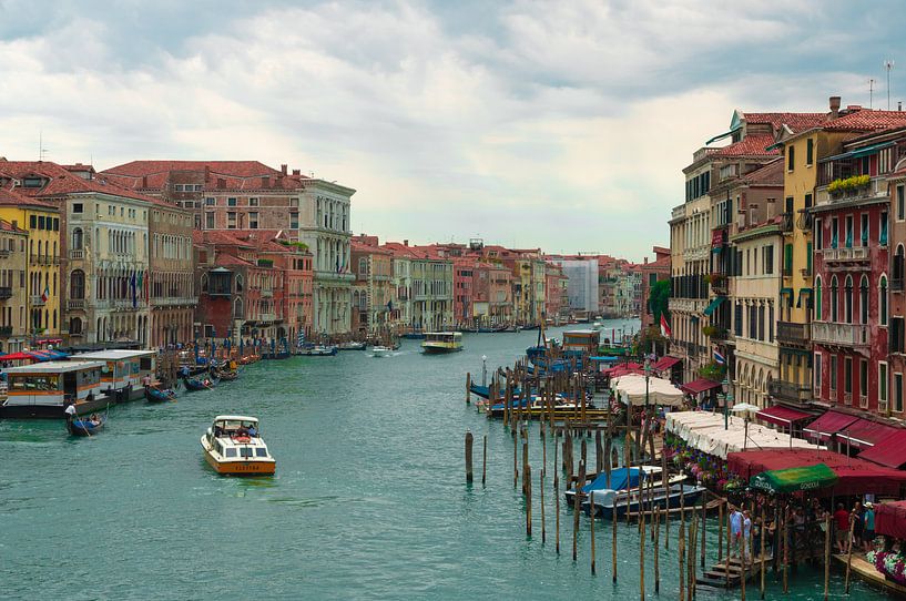 Canal Grande Venetië (Italië) van Marcel Mombarg