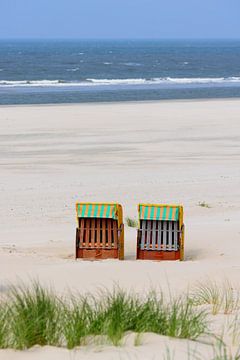 Strandstoelen op het strand van Dirk Rüter
