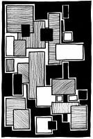 Composition black and white square