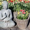 Buddah im Keukenhof ..... von Wim van Gerven
