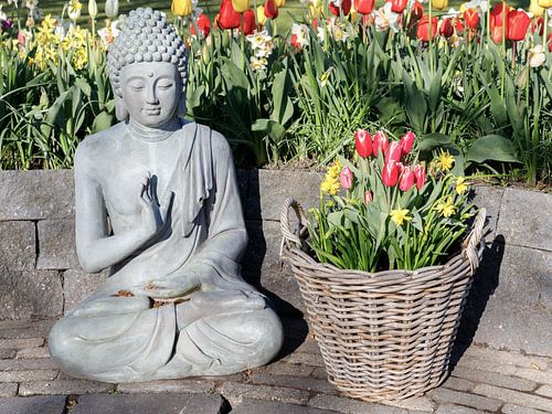 Buddah im Keukenhof .....