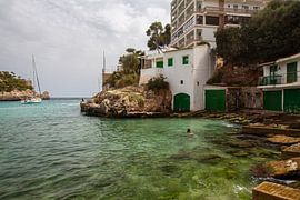 Rustic fishing port in Mallorca by Wim Brauns