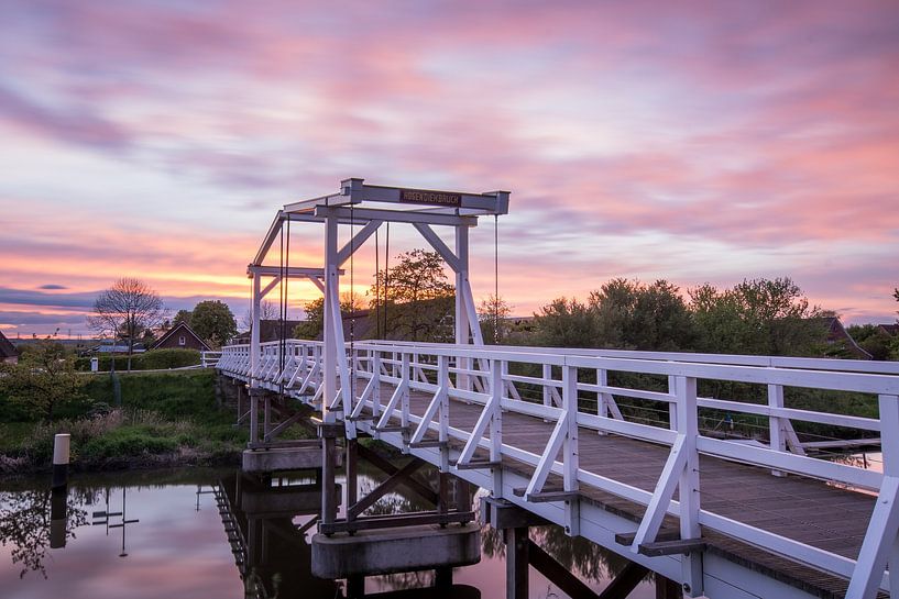 Pont de Hogendiek dans le Vieux Pays par Christian Möller Jork