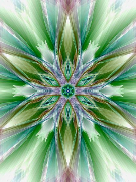 Mandala Digitalkunst 'Erfolg von Ivonne Fuhren- van de Kerkhof