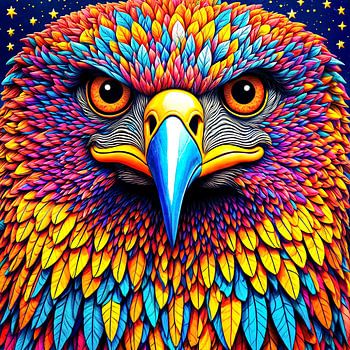 Adler nicht zufrieden