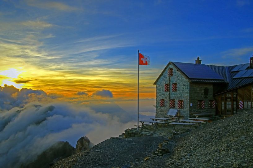 Blümlisalp Hütte I von Gerhard Albicker