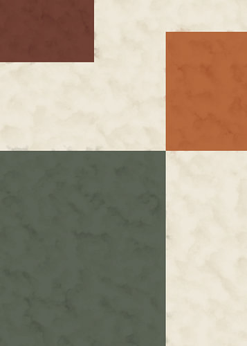 Muted Earth Tones Geometric Abstract Background with Watercolor Texture
