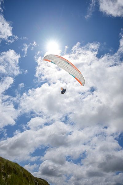 Paraglider - free as a bird van Peter Bartelings