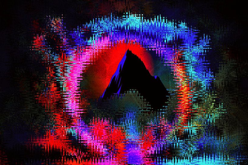 KUNSTMATIGE INTELLIGENTIE: DE BERGTOP van Photoart-Naegele