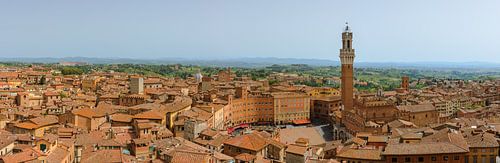 Panorama over Siena, Toscane, Italië