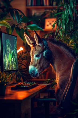 Een pony met speelplezier