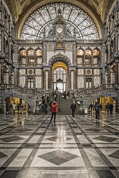 Gare centrale d'Anvers par Erik Bertels