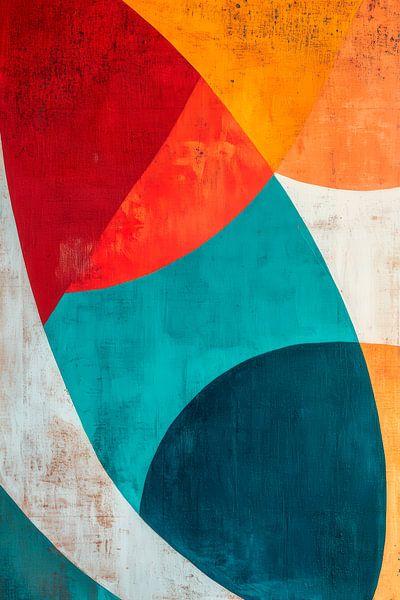 Composition géométrique abstraite par Poster Art Shop