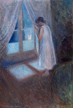 Het meisje bij het raam, Edvard Munch