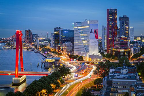 Uitzicht op Rotterdam, Nederland