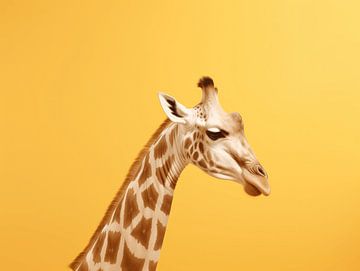 Zonnevlucht - De Giraffe en Gouden Gloed van Eva Lee