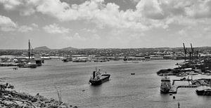 Parera – Havengebied Curaçao (zwart-wit)