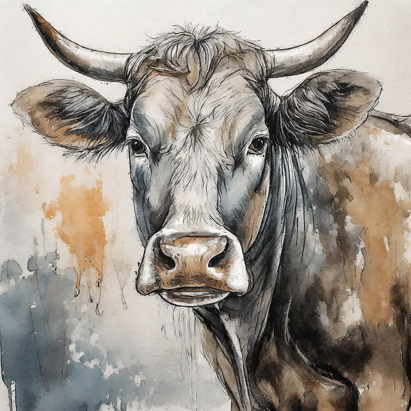 Portrait Cow by Lens Design Studio