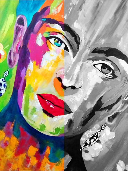 Frida Duo Gesicht von Kathleen Artist Fine Art