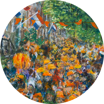 Koningsdag 2022 feest in Amsterdam van Paul Nieuwendijk