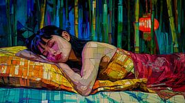 Relaxing in a Bamboo forest by Harry Hadders Design