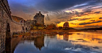 Eilean Don Castle in Dornie Scotland