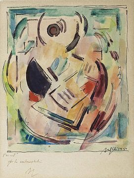 Albert Gleizes - Compositie (ca. 1950) van Peter Balan