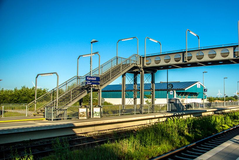 Klanxbüll station, de oversteek, de brug van Norbert Sülzner
