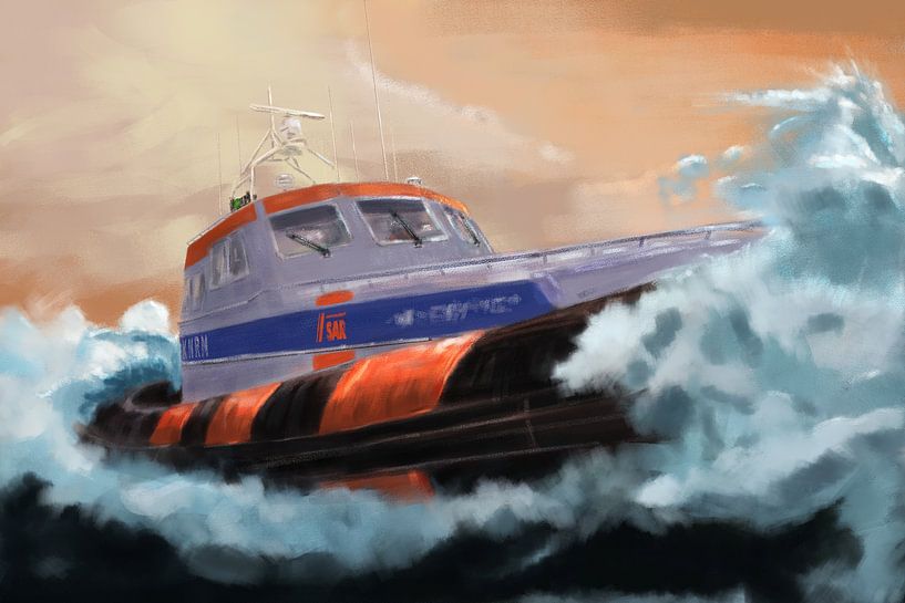 Zoeken en redden op zee. van Jan Brons