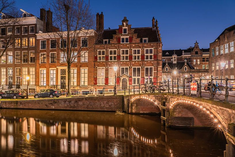 La maison sur les trois canaux à Amsterdam par Jeroen de Jongh