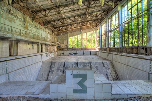 Zwembad in Chernobyl