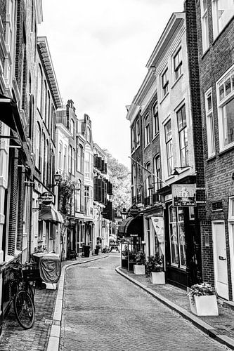 Binnenstad van Den Haag Nederland Zwart-Wit